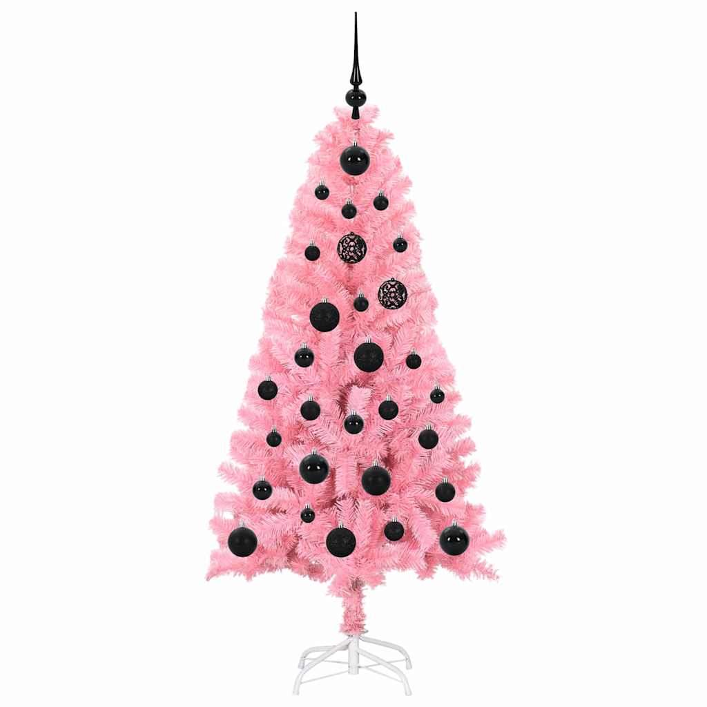 vidaXL Christmas Tree Pink 150 cm PVC - 49498