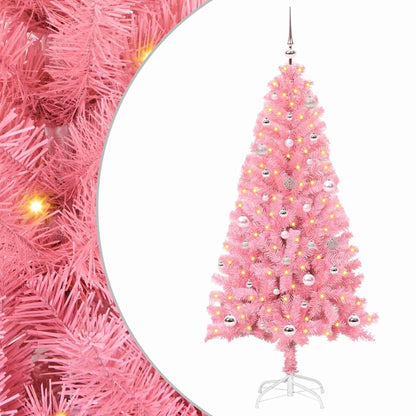 vidaXL Christmas Tree Pink 150 cm PVC - 49501