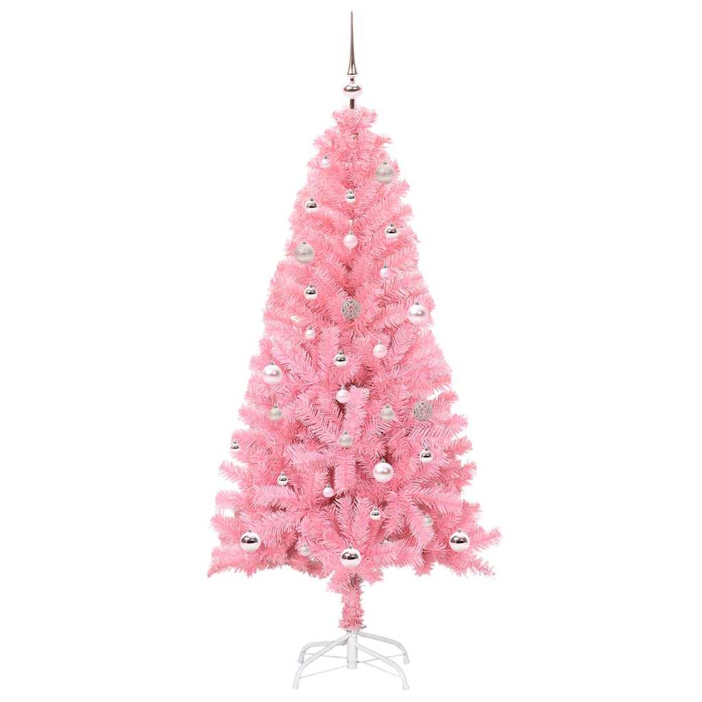 vidaXL Christmas Tree Pink 150 cm PVC - 49501