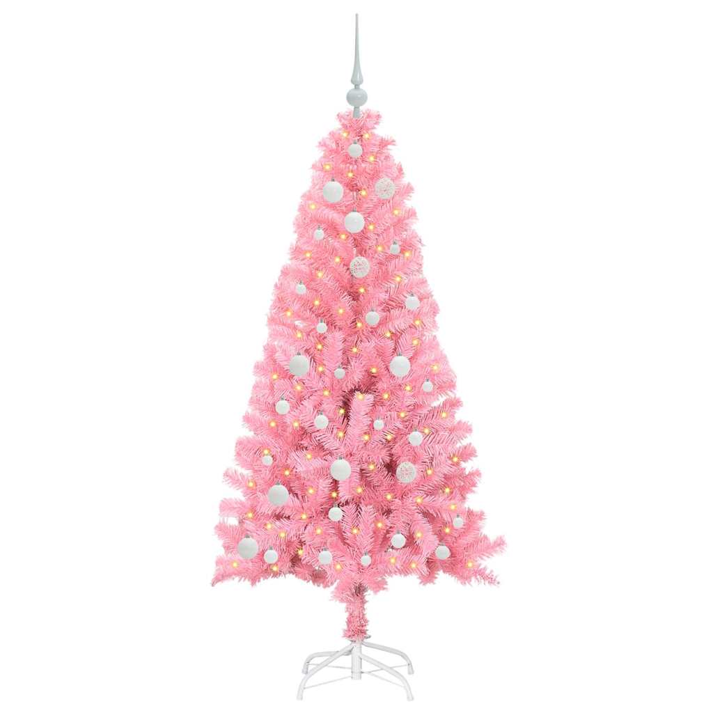 vidaXL Christmas Tree Pink 150 cm PVC - 49502