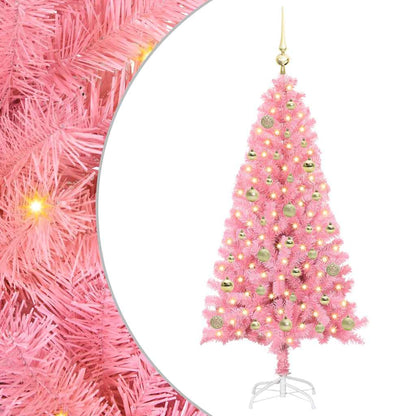 vidaXL Christmas Tree Pink 150 cm PVC - 49506