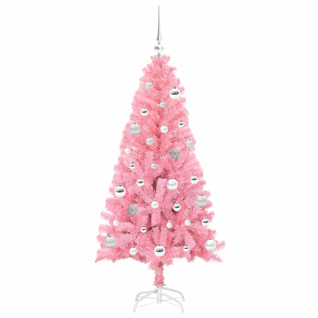 vidaXL Christmas Tree Pink 150 cm PVC - 49507