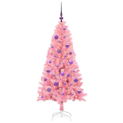 vidaXL Christmas Tree Pink 150 cm PVC - 49518