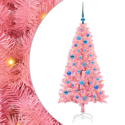 vidaXL Christmas Tree Pink 150 cm PVC - 49520