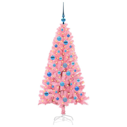vidaXL Christmas Tree Pink 150 cm PVC - 49520