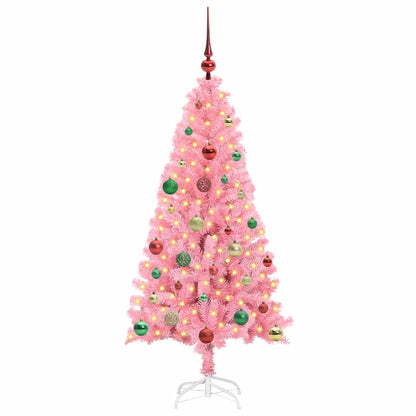 vidaXL Christmas Tree Pink 150 cm PVC - 49524