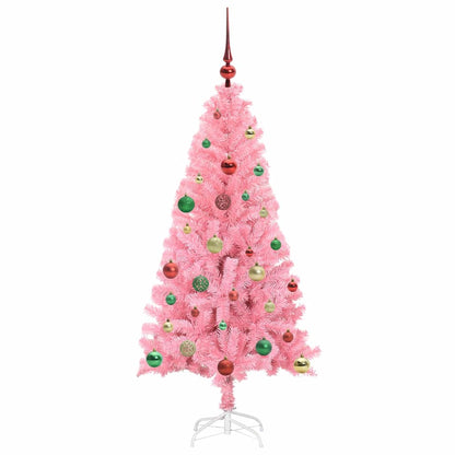 vidaXL Christmas Tree Pink 150 cm PVC - 49524