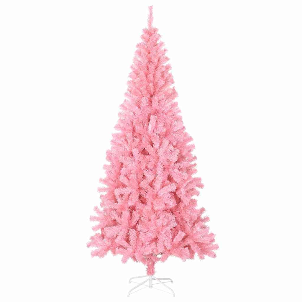 vidaXL Christmas Tree Pink 180 cm PVC - 49539