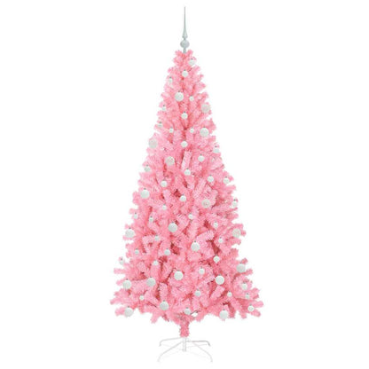 vidaXL Christmas Tree Pink 180 cm PVC - 49551