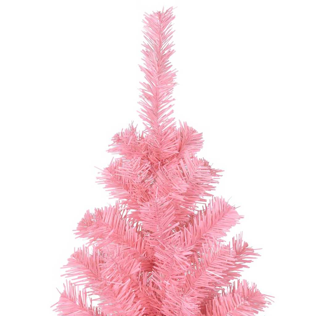 vidaXL Christmas Tree Pink 180 cm PVC - 49552