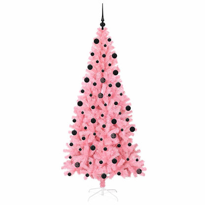 vidaXL Christmas Tree Pink 210 cm PVC