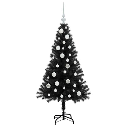 vidaXL Christmas Tree Black 120 cm PVC - 49587