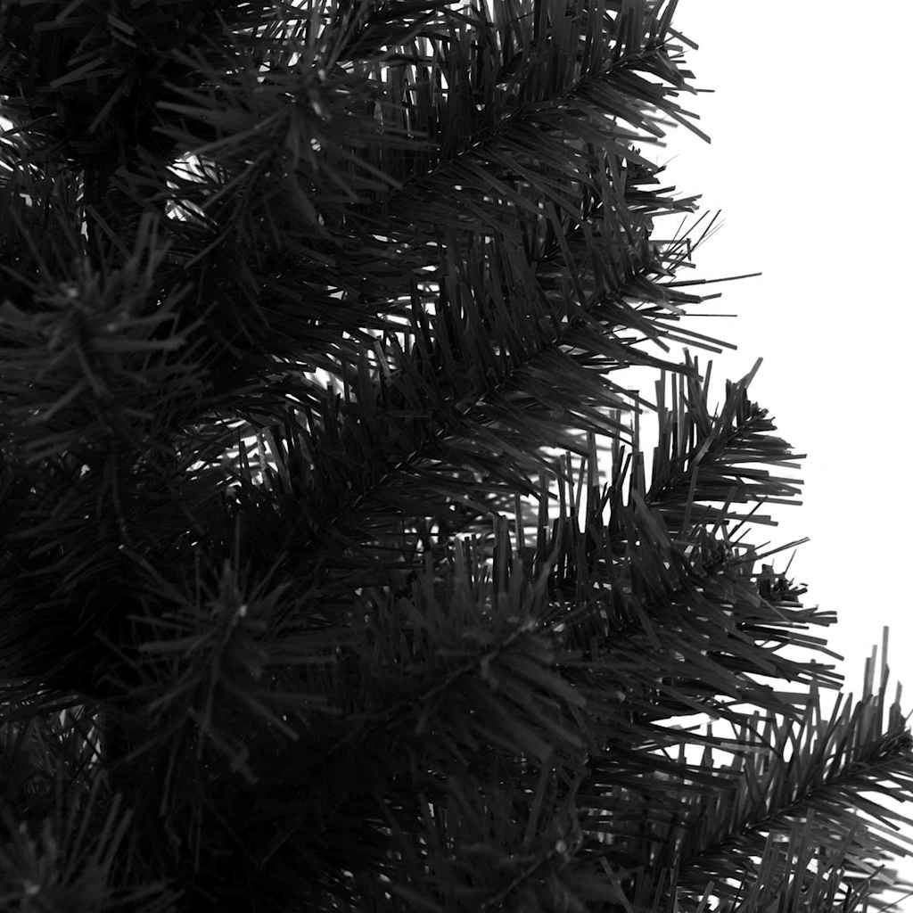 vidaXL Christmas Tree Black 120 cm PVC - 49588
