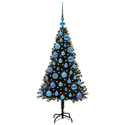 vidaXL Christmas Tree Black 120 cm PVC - 49591