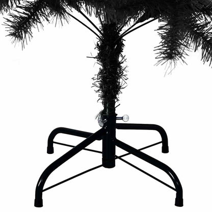 vidaXL Christmas Tree Black 150 cm PVC