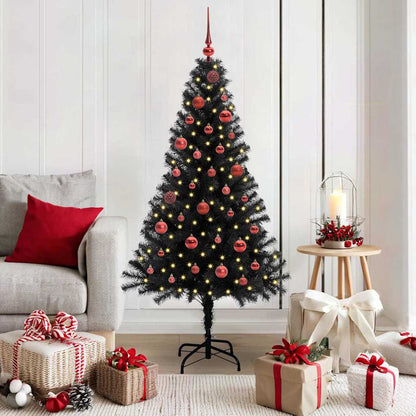 vidaXL Christmas Tree Black 150 cm PVC