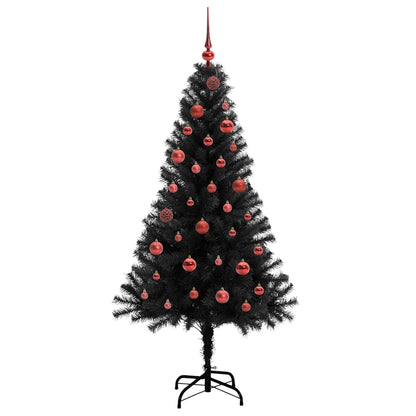 vidaXL Christmas Tree Black 150 cm PVC