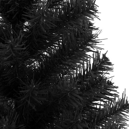 vidaXL Christmas Tree Black 150 cm PVC - 49616