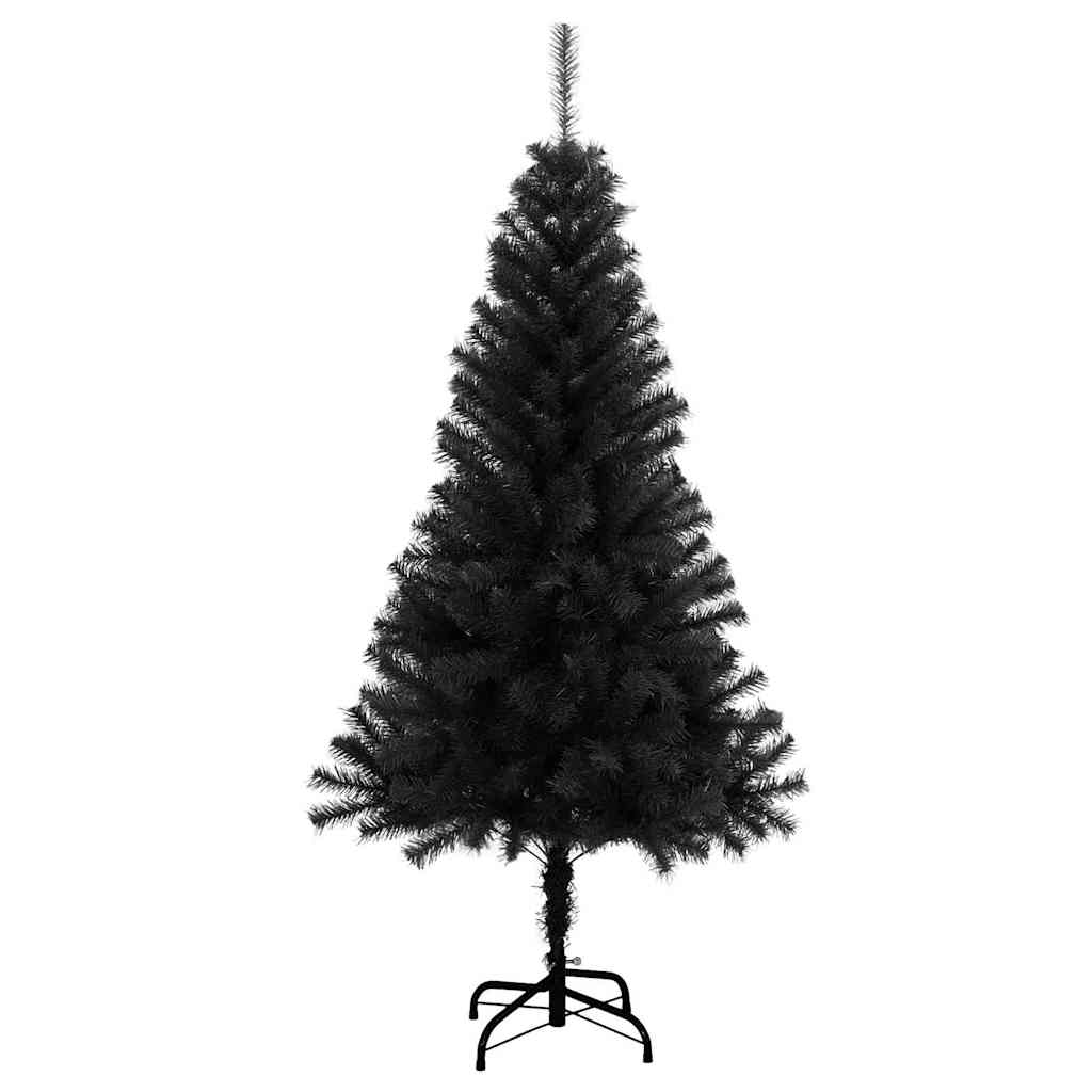vidaXL Christmas Tree Black 150 cm PVC - 49631