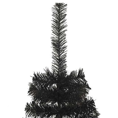 vidaXL Christmas Tree Black 180 cm PVC