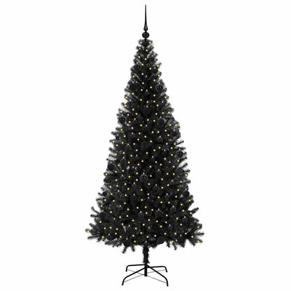 vidaXL Christmas Tree Black 210 cm PVC