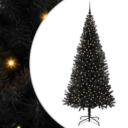 vidaXL Christmas Tree Black 240 cm PVC