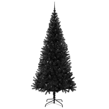 vidaXL Christmas Tree Black 240 cm PVC