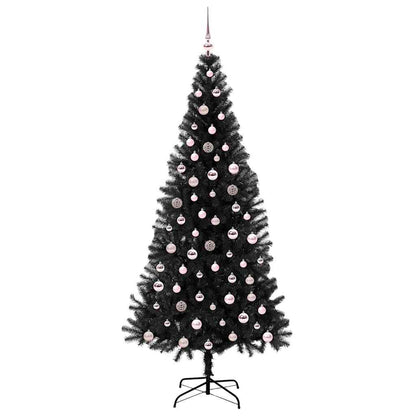 vidaXL Christmas Tree Black 240 cm PVC - 49704