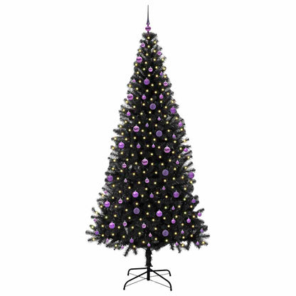 vidaXL Christmas Tree Black 240 cm PVC - 49711
