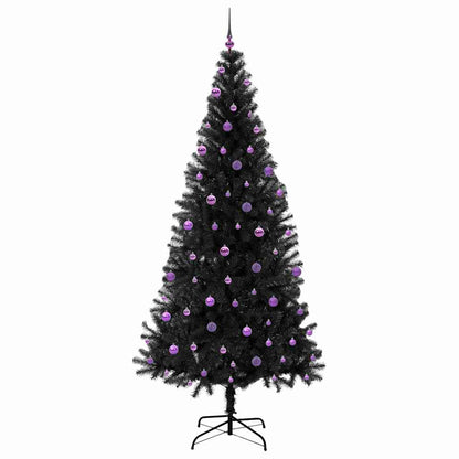 vidaXL Christmas Tree Black 240 cm PVC - 49711