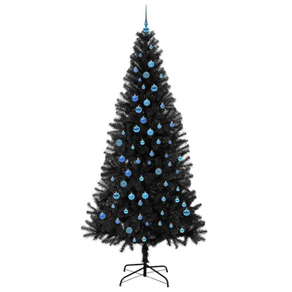 vidaXL Christmas Tree Black 240 cm PVC - 49716
