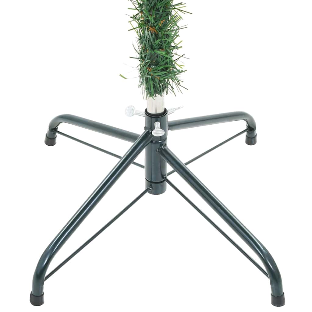 vidaXL Artificial Christmas Tree with Stand Green 180 cm PVC and Steel - 49730