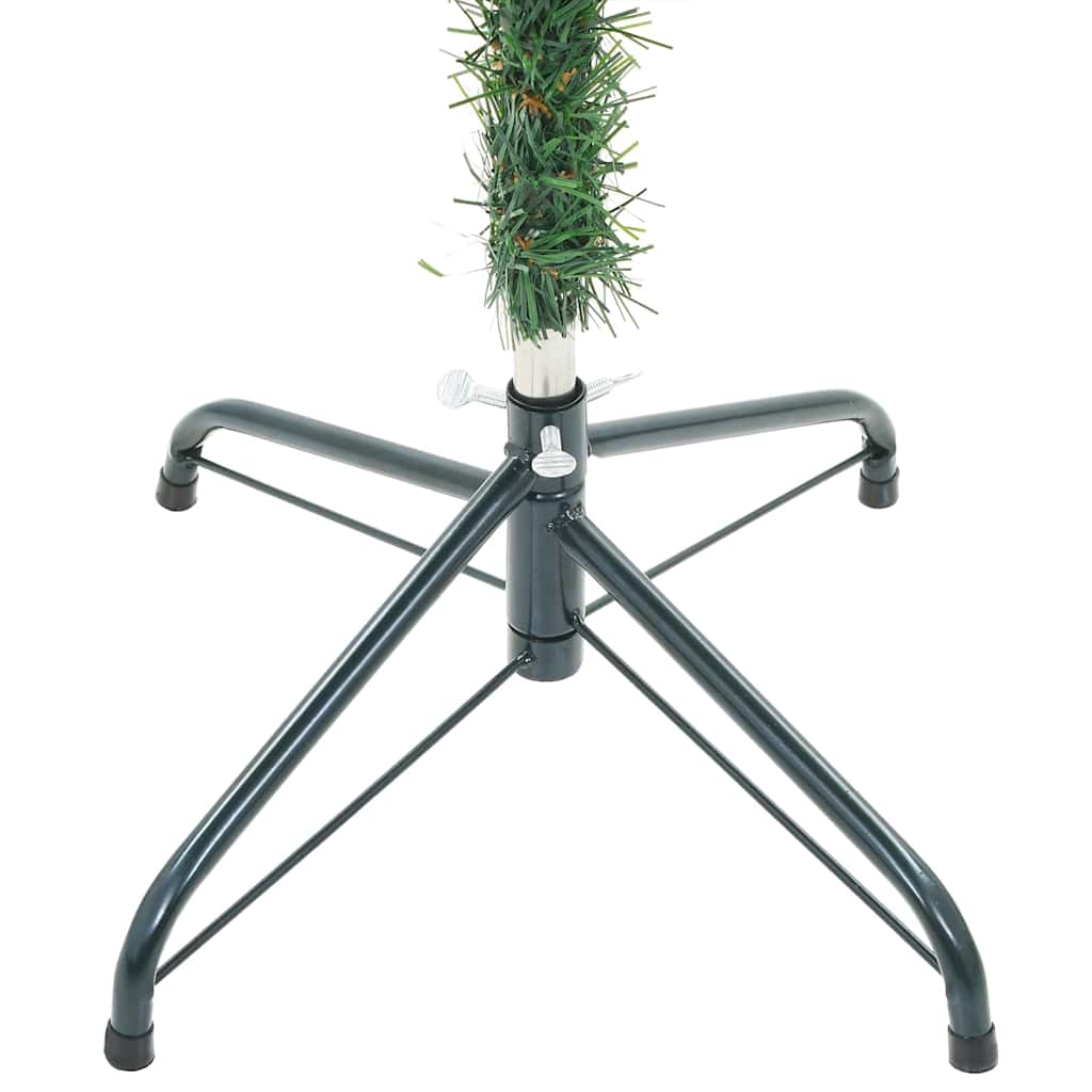 vidaXL Artificial Christmas Tree with Stand Green 180 cm PVC and Steel - 49742