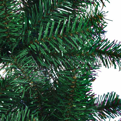 vidaXL Artificial Pre-lit Christmas Tree Green 120 cm PVC and Metal - 49802