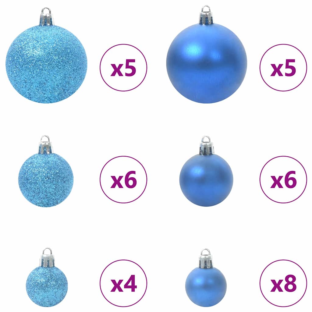 vidaXL Artificial Pre-lit Christmas Tree Green 120 cm PVC and Metal - 49821