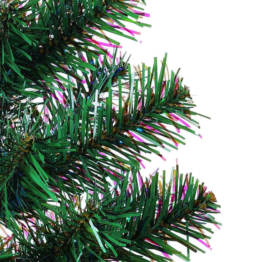 vidaXL Artificial Pre-lit Christmas Tree Green 120 cm PVC and Metal - 49828