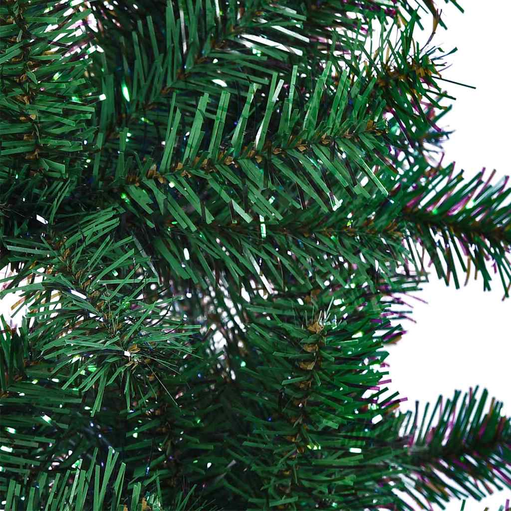 vidaXL Artificial Pre-lit Christmas Tree Green 150 cm PVC and Metal - 49865