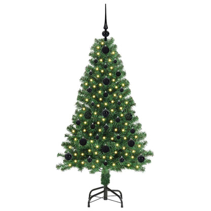 vidaXL Artificial Christmas Tree with 150 LEDs with Stand Green 120 cm - 50119