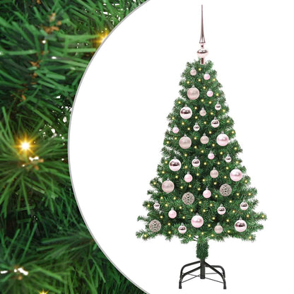 vidaXL Artificial Christmas Tree with 150 LEDs with Stand Green 120 cm - 50123