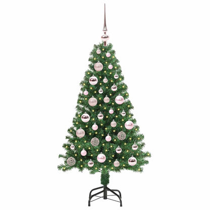 vidaXL Artificial Christmas Tree with 150 LEDs with Stand Green 120 cm - 50123