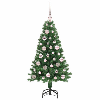 vidaXL Artificial Christmas Tree with 150 LEDs with Stand Green 120 cm - 50123