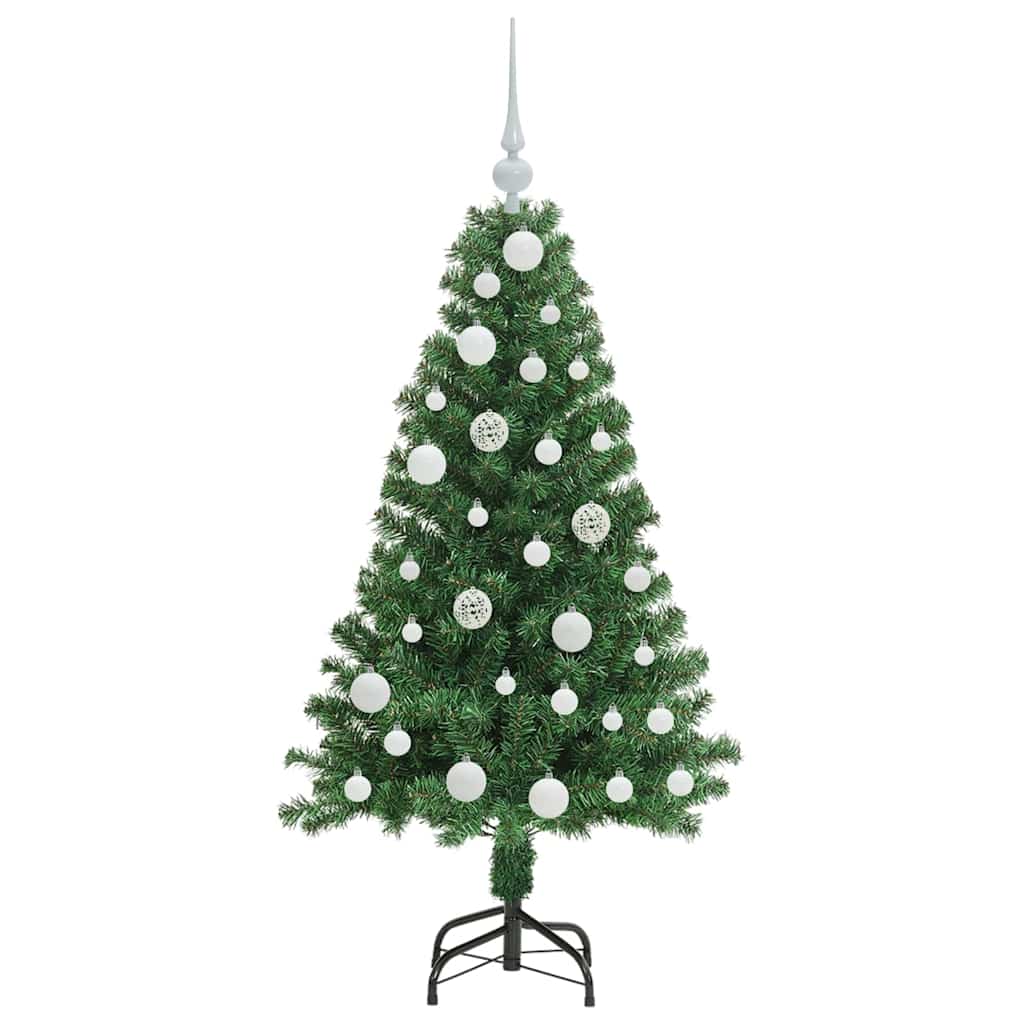 vidaXL Artificial Christmas Tree with 150 LEDs with Stand Green 120 cm - 50136