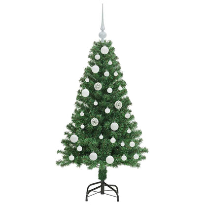 vidaXL Artificial Christmas Tree with 150 LEDs with Stand Green 120 cm - 50136