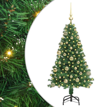 vidaXL Artificial Christmas Tree with 150 LEDs with Stand Green 120 cm - 50137