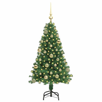 vidaXL Artificial Christmas Tree with 150 LEDs with Stand Green 120 cm - 50137