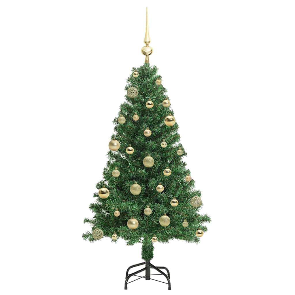 vidaXL Artificial Christmas Tree with 150 LEDs with Stand Green 120 cm - 50137