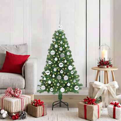 vidaXL Artificial Christmas Tree with 150 LEDs with Stand Green 120 cm - 50138