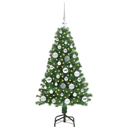 vidaXL Artificial Christmas Tree with 150 LEDs with Stand Green 120 cm - 50138