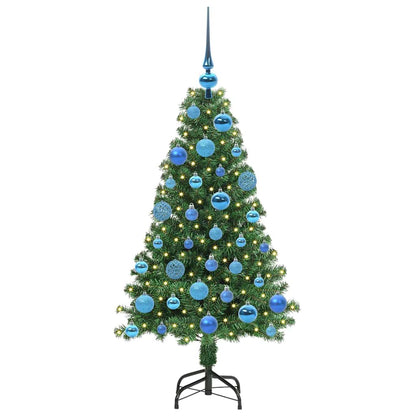 vidaXL Artificial Christmas Tree with 150 LEDs with Stand Green 120 cm - 50149