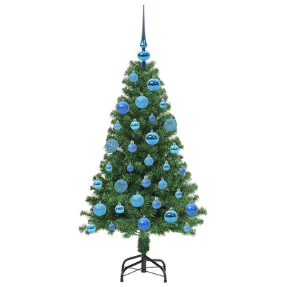 vidaXL Artificial Christmas Tree with 150 LEDs with Stand Green 120 cm - 50149